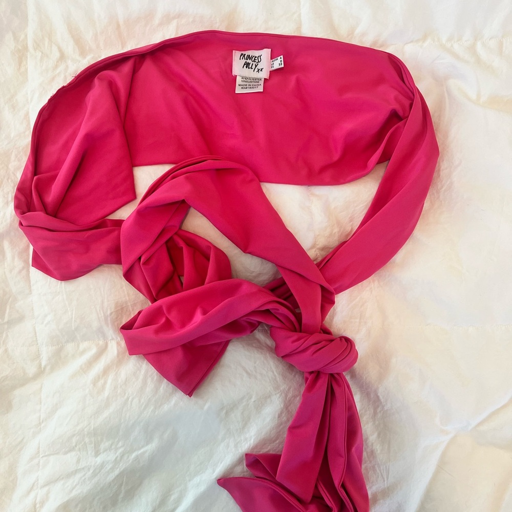 Princess Polly Pink Crop Top